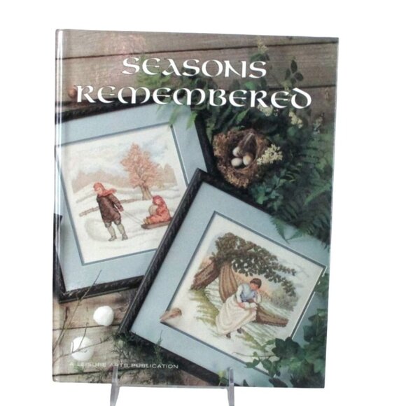 Cross Stitch Book by Leisure Arts Seasons Remembered Book 9 - Picture 1 of 4